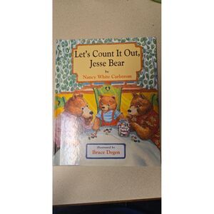 Let's Count it out Jesse Bear By Nancy White Carlstrom Hardback Book